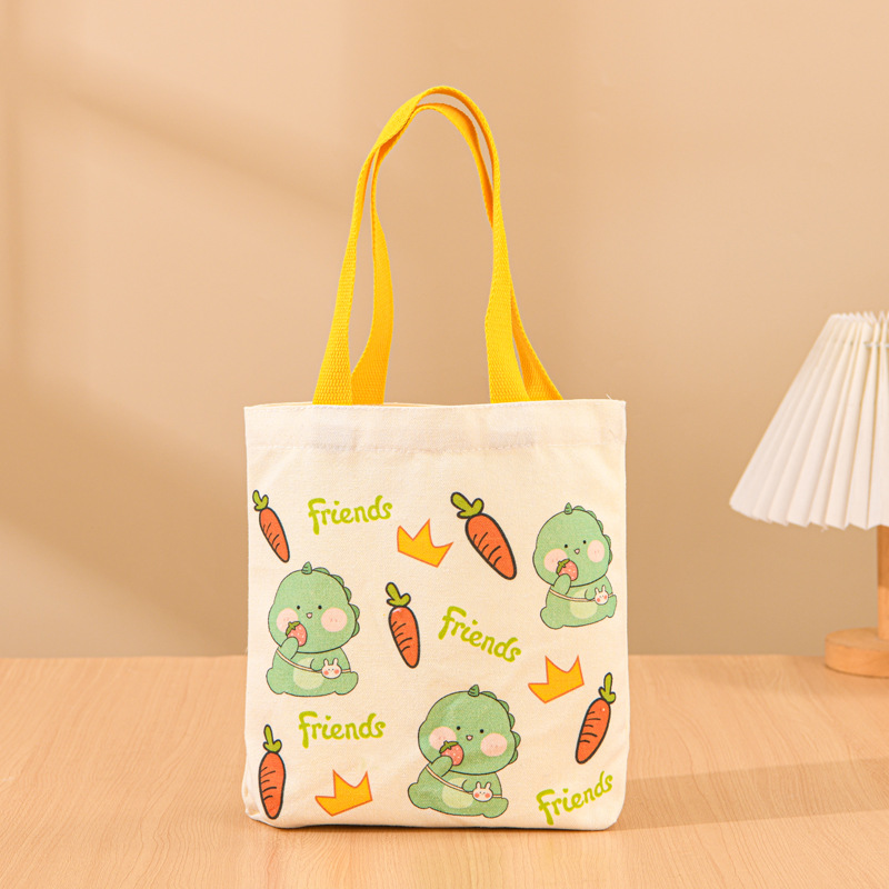 Picture of Cute Fashion All-match Canvas Bag in stock Custom Ins Style Gift Advertising Shopping Bag Large Capacity Lunch Box Bag