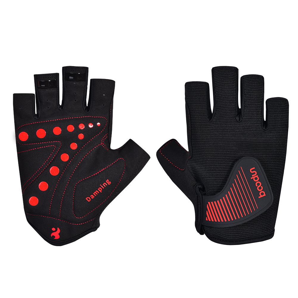 Burton's New Wholesale Breathable Half-Finger Bicycle Gloves, Fashionable and Beautiful Road Cycling Gloves