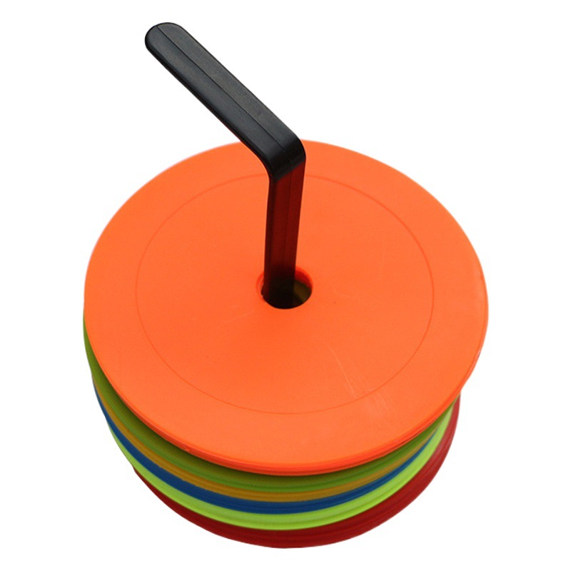 Factory Wholesale PE Mini Flat Round Mouth Sign Dish Football Training Sign Dish Obstacle Disc Landmark Pad