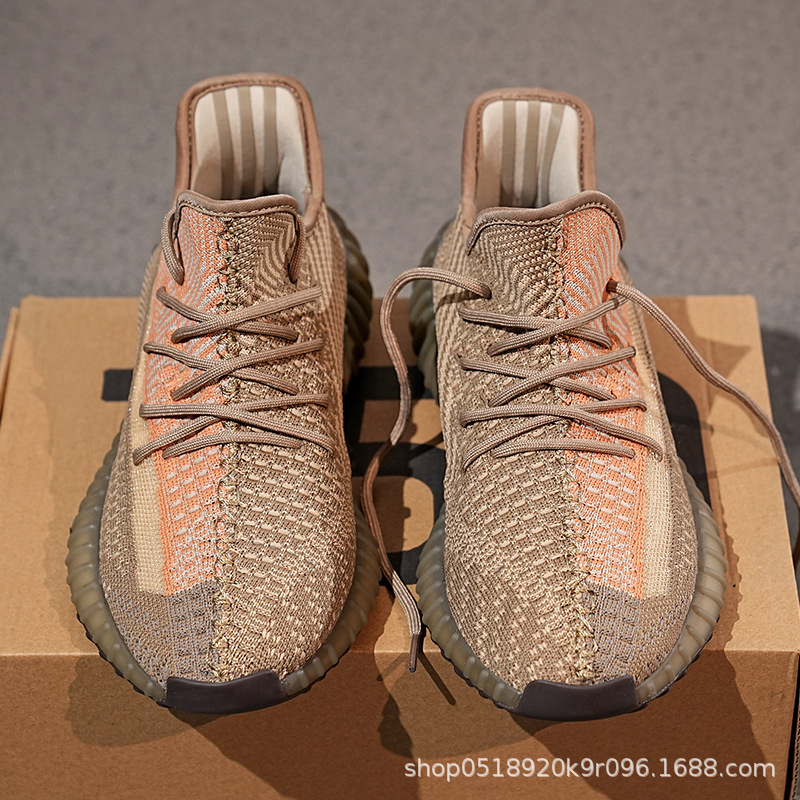 Cross-border spot Baiyi coconut shoes 350 men's shoes casual sneakers dirty orange breathable gray orange light casual men's shoes