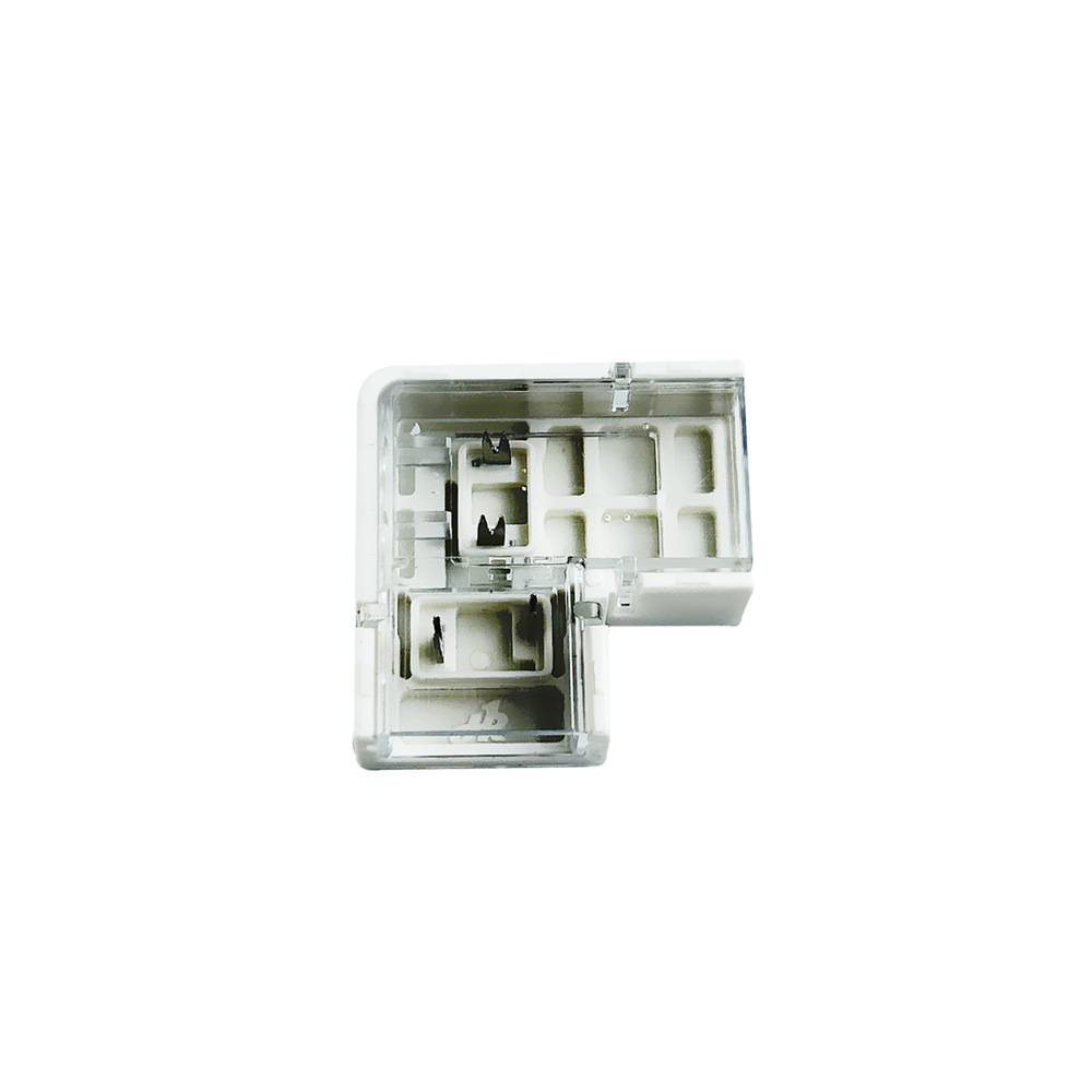 Picture of Led strip welding-free joint waterproof single connection line crystal buckle right angle joint corner connection 2pin