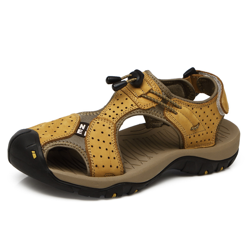 Cross-border Large Size Amazon Independent Station Spelling Duoduo AliExpress Hand-stitched Baotou Sandals Outdoor Beach Shoes