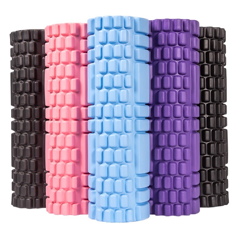 EVA foam shaft fitness body massage stick spike column hollow column shaping yoga shaft pink fascia yoga column