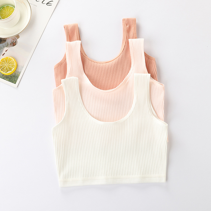Picture of Girls' Underwear Developmental Girls' Big Children's Vest Student Pupils Cotton Girls Adolescent Children's Bra