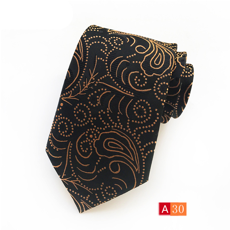 Picture of Source Factory Hot Jacquard Fabric Tie Men's Dress Business Suit Accessories Tie Wholesale