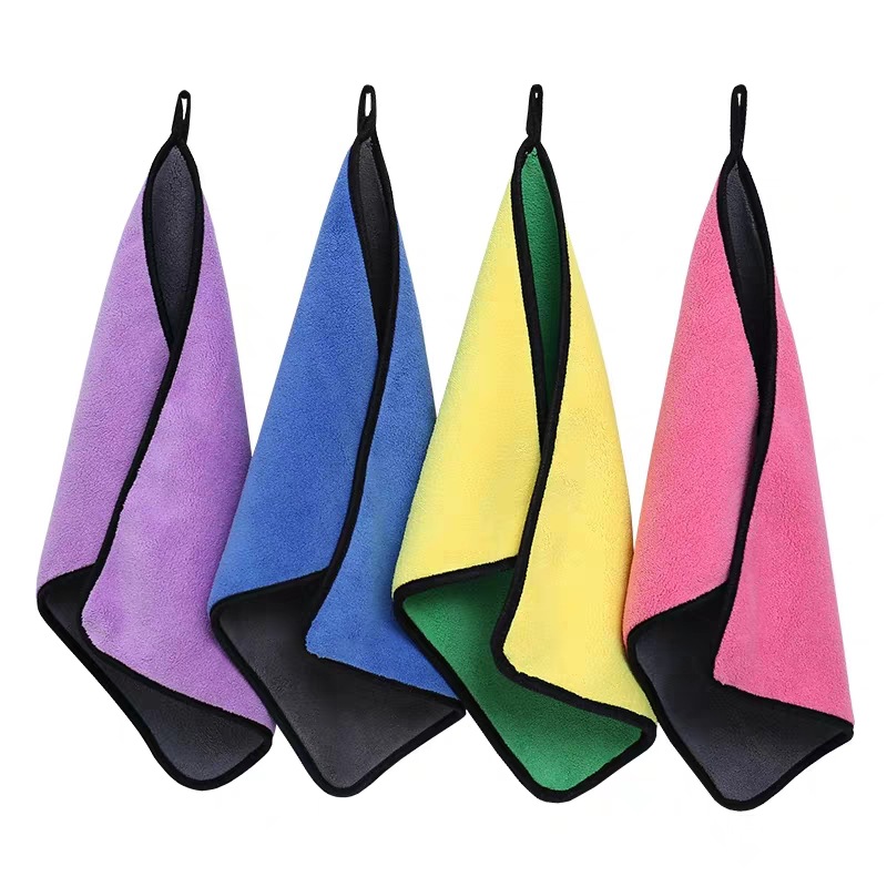 Car Wipes, High-Density Coral Velvet Car Wipes, Microfiber Fabric, Strong Water Absorption, No Lint, Can Be Customized with Logo