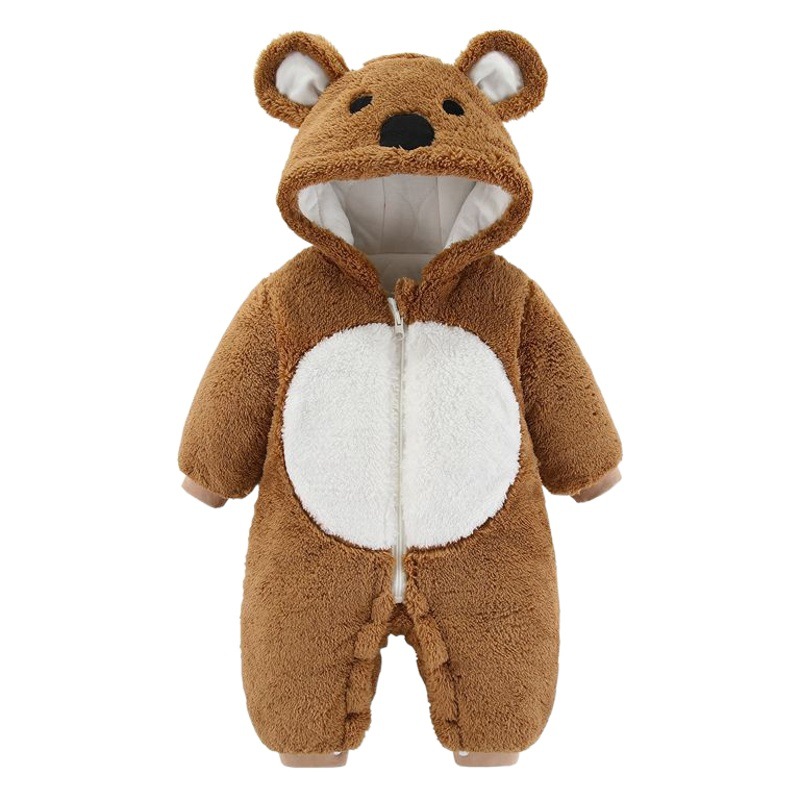Baby Clothes Autumn and Winter Clothes Baby Jumpsuit Thickened Haggown Climbing Clothes Newborn Cotton-padded Clothes Outgoing Clothes suit Holding Clothes