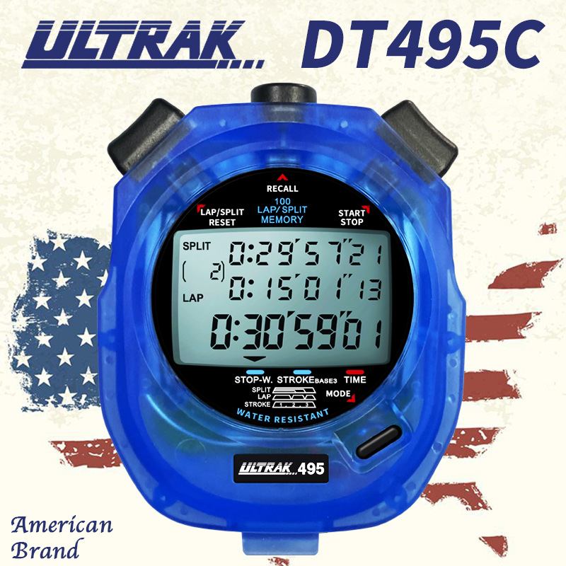 Picture of New Timer Track and Field Digital Stopwatch 100 Rows 3 Rows Ultrak Orosaic Dt495D Wholesale Stopwatch