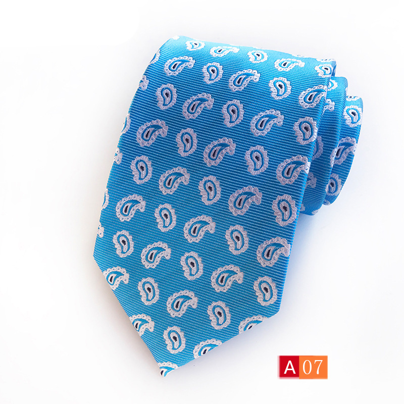Picture of Source Factory Hot Jacquard Fabric Tie Men's Dress Business Suit Accessories Tie Wholesale