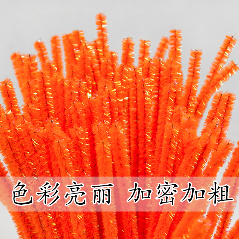 Picture of Colorful twist stick encryption handmade DIY hair strip hair root multicolor children handmade doll material pack bouquet