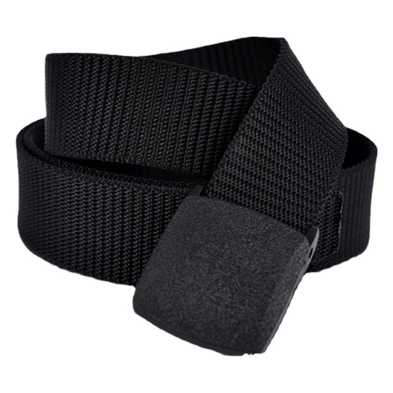 Belt Men's Belt Military Training Nylon Canvas Woven Belt Security Inspection Non-Magnetic Non-Metal Non-Irritating Cloth Belt