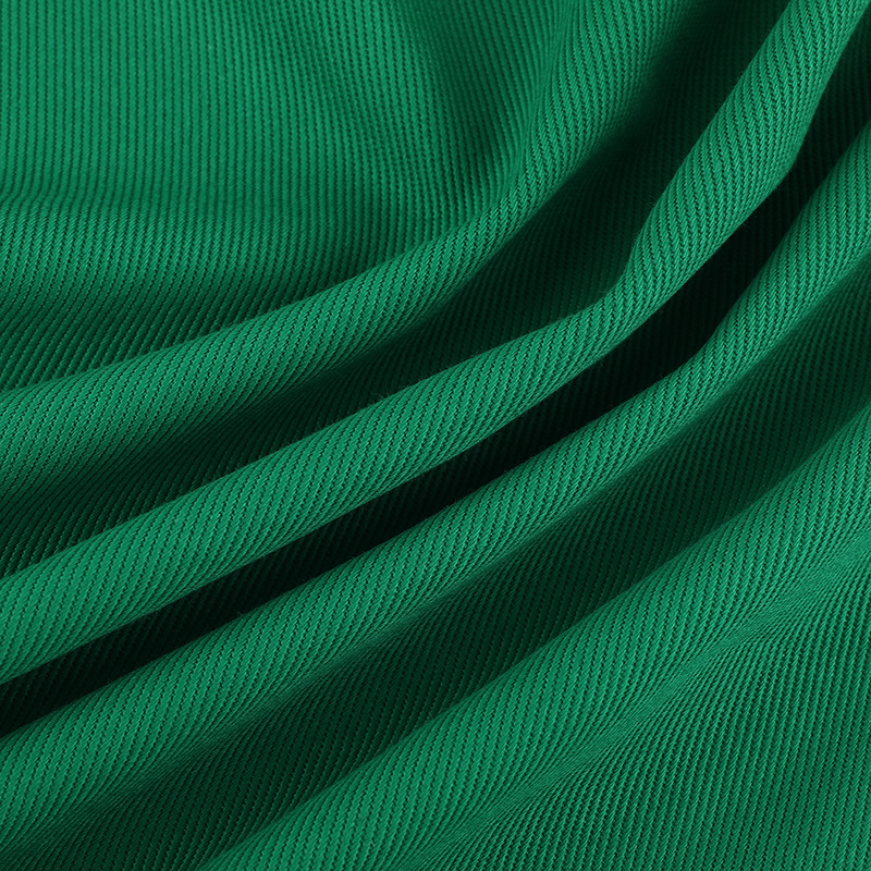 Picture of Spot New Product 360g Autumn and Winter Pure Cotton Pure Color Trousers Casual Wear Fabric 7 Count Non-Elastic Siro Twill Cotton
