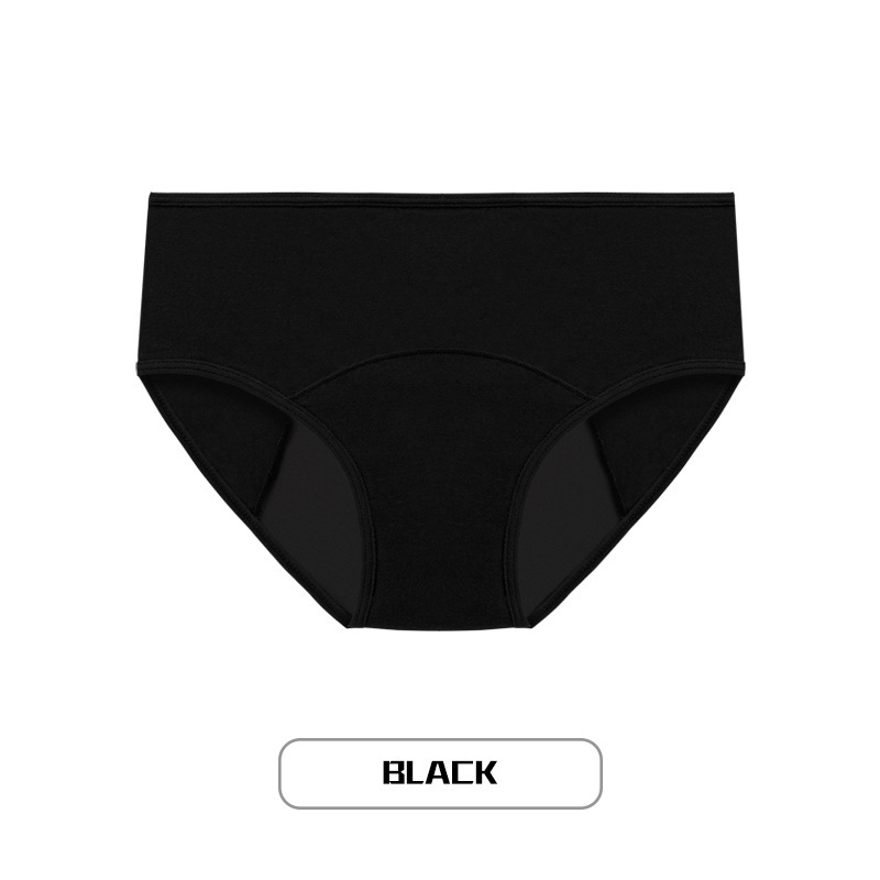 Picture of Foreign trade color side menstrual period underwear women's cross-border low waist plus size large flow three-layer menstruation period underwear