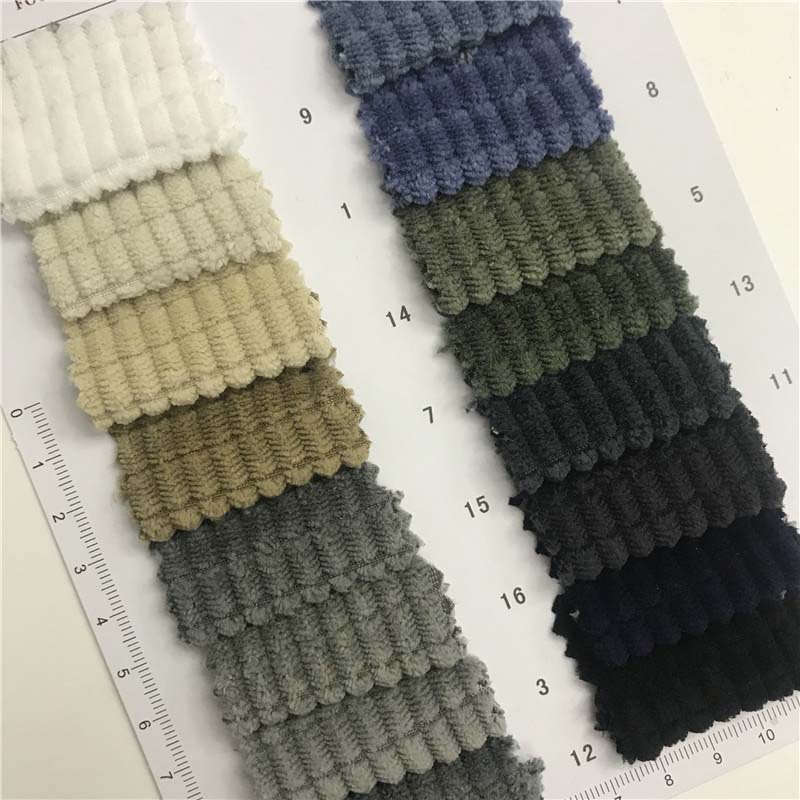 Large waffle corduroy/reactive dyeing 16 color spot supply fashion casual fabric 365611