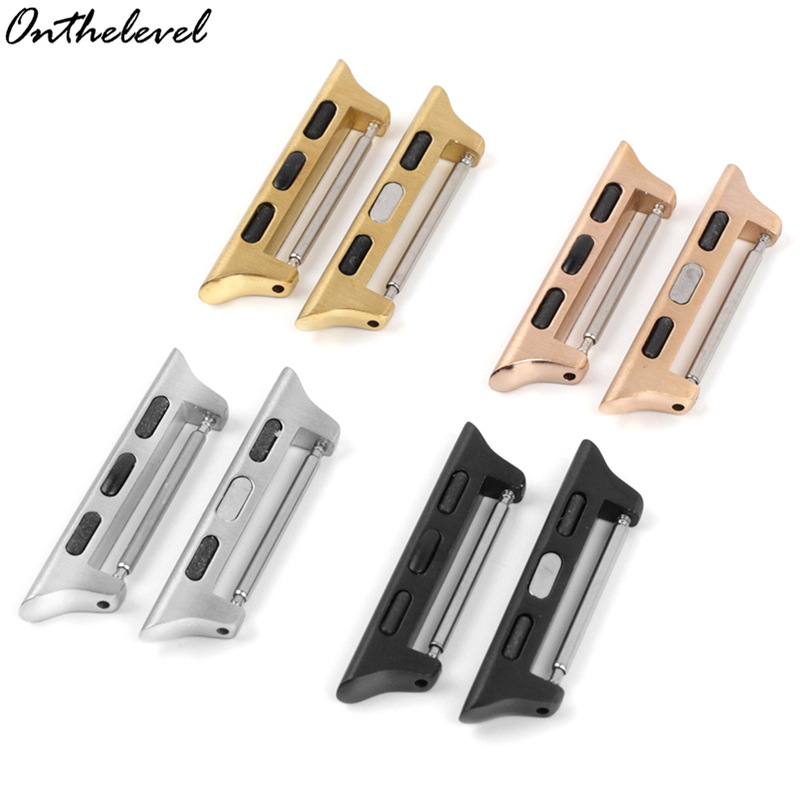 Spot wholesale stainless steel watch connector 38/40 42/44 raw ear strap connector connector head