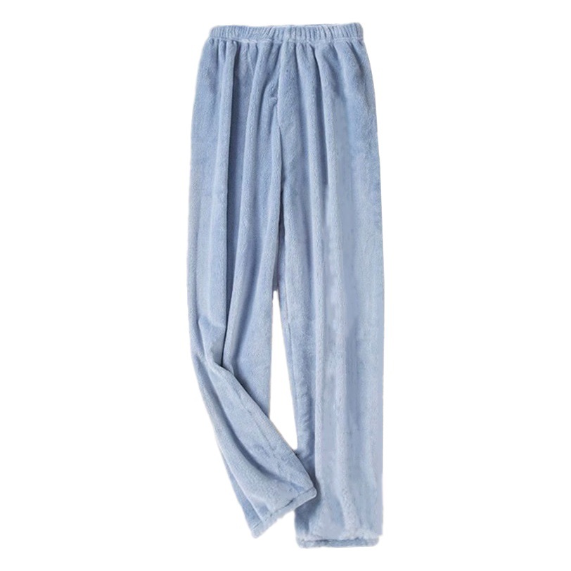 Thick coral fleece pajama pants for women autumn and winter New trousers loose outer wear warm pants comfortable pants home lazy pants