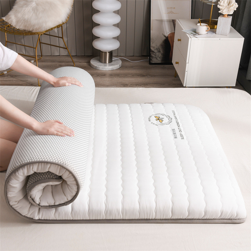 Picture of Soy Fiber Mattress Soft Cushion Foldable Student Dormitory Tatami Mattress Mattress Floor Sleeping Mat Wholesale