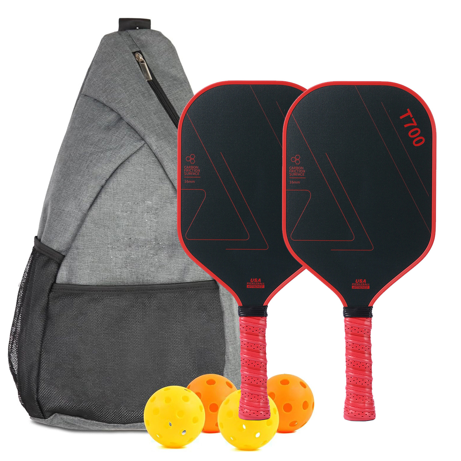 Picture of T700 Pick racket cloth matte rough graphite pickleball high-grade outdoor sports pickle pick ball