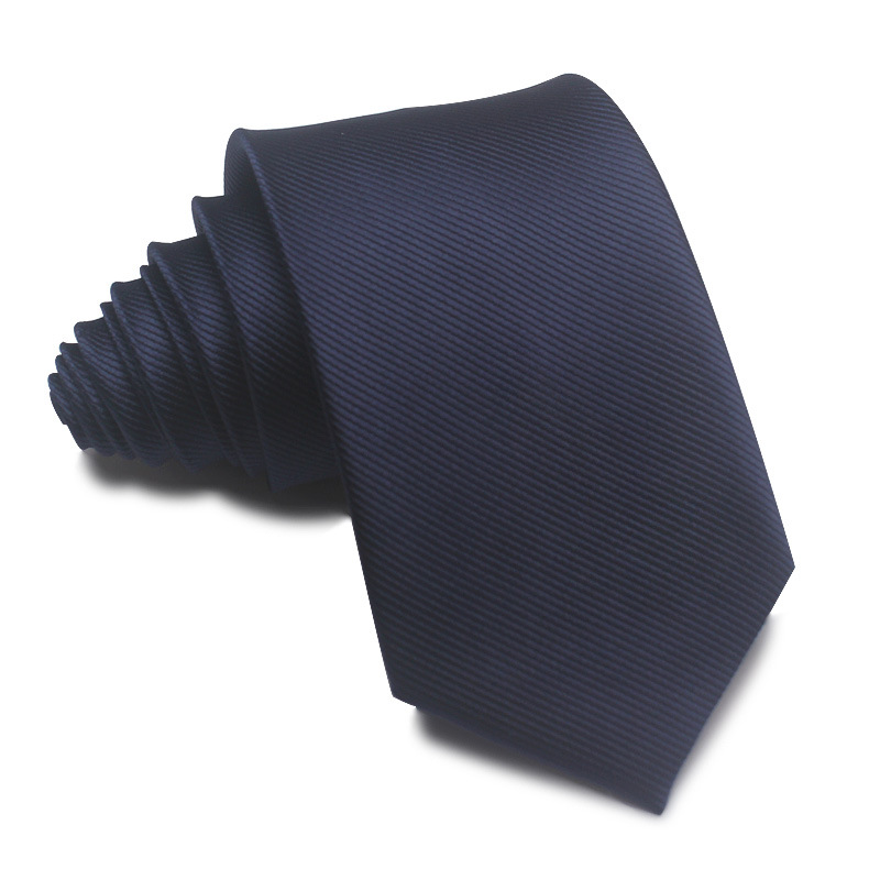 Picture of 25 New 8cm Polyester Jacquard Stripesd Tie 7cm Men's and Women's Business Formal Wear Casual High-End Red Black Blue