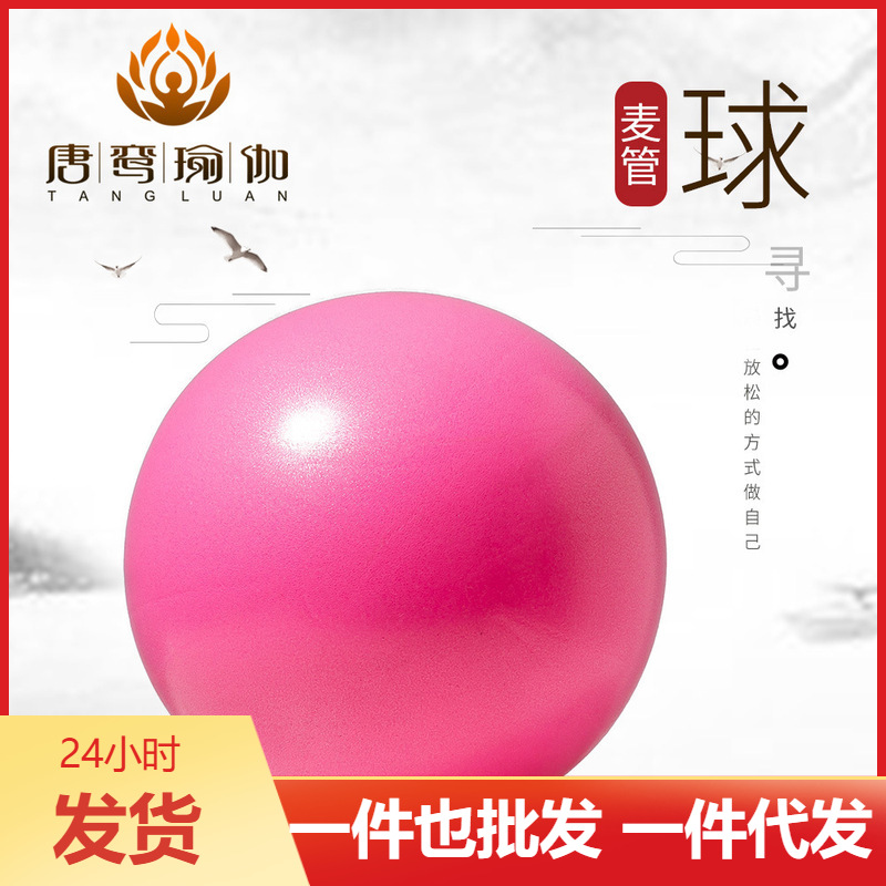 Pvc Explosion-Proof Pilates Yoga Ball Wheat Straw Ball for Children and Pregnant Women Balance Fitness Massage Body Shaping Fitness
