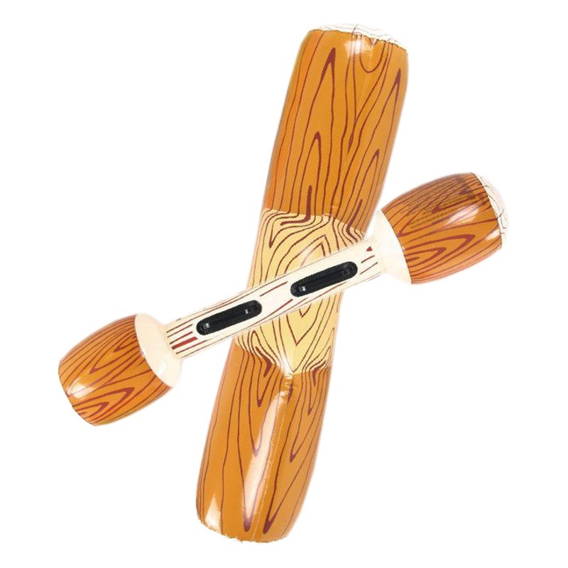 Cross-border supply new water wood game inflating stick inflatable pair of water sports game floating row