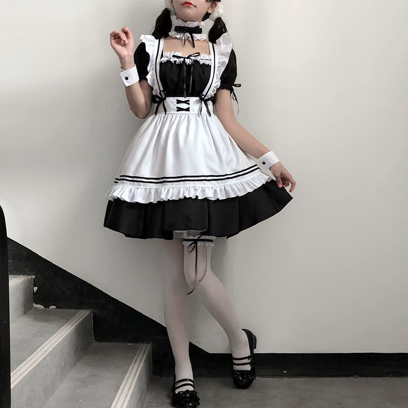 Picture of Maid Costume Japanese COS Cute Student dress Big Brother Lolita suit Secondary plus size Costume Daily