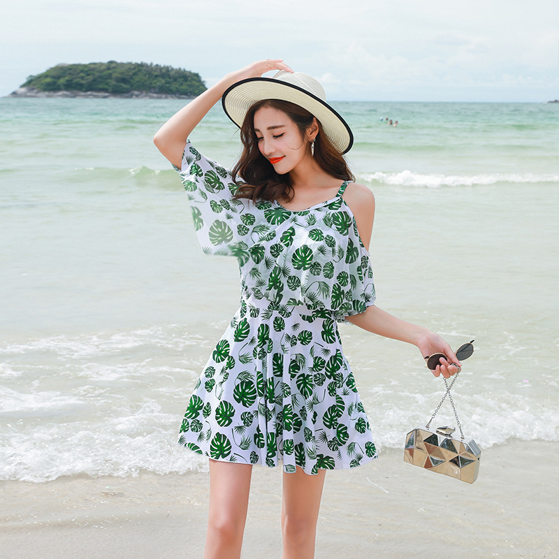 Picture of 2025 Fashion Swimsuit Women's Fresh Printed Swimsuit Separates Outdoor Hot Spring Swimsuit Slim Bikini Wholesale