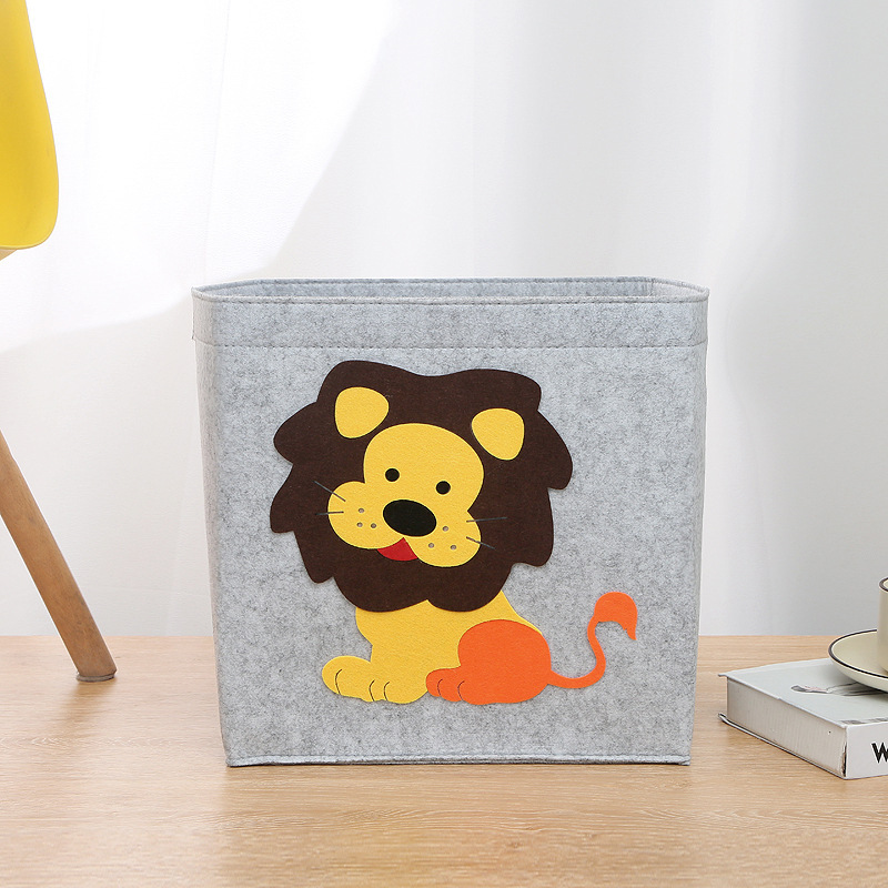 Picture of Felt Bag Cartoon Storage Basket Kidsren's Toy Dirty Clothes Storage Box Handbag Large Capacity Dirty Clothes Storage Essential