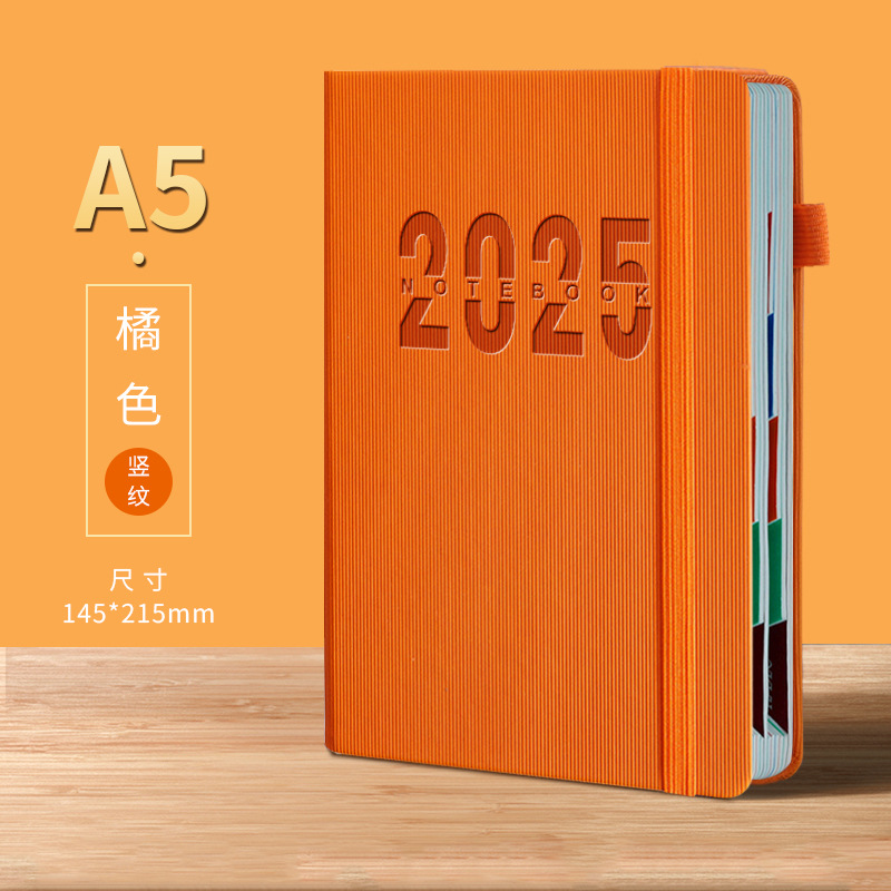 Picture of 2025 Schedule, 365-Day Daily Planner, One Page Per Day, Diary, Notepad, Time Management Notes