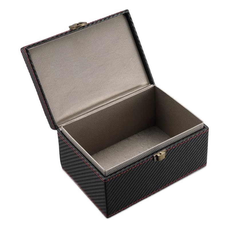 Cross Border New Large Carbon Fiber RFID Car Shielding Key Box Mobile Phone Signal Shielding Case Faraday Box