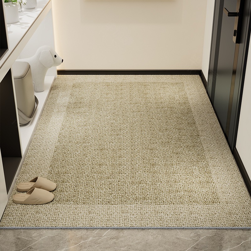 Picture of Light Luxury High-end Door Floor Mat Dirt-resistant Wear-resistant Anti-slip Mat Household Tailable Mud Scraping Silk Ring Floor Mat