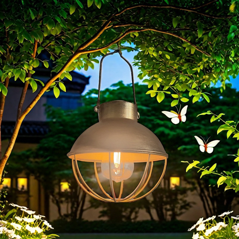 Iron Solar Garden Light Solar Garden Landscape Light Cross-Border Amazon Temu Best-Selling Model Shine