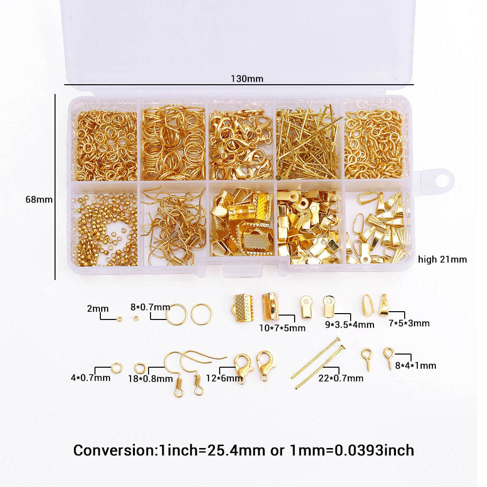 Picture of New diy earrings accessories earrings material bead pliers set material bag with tools handmade accessories