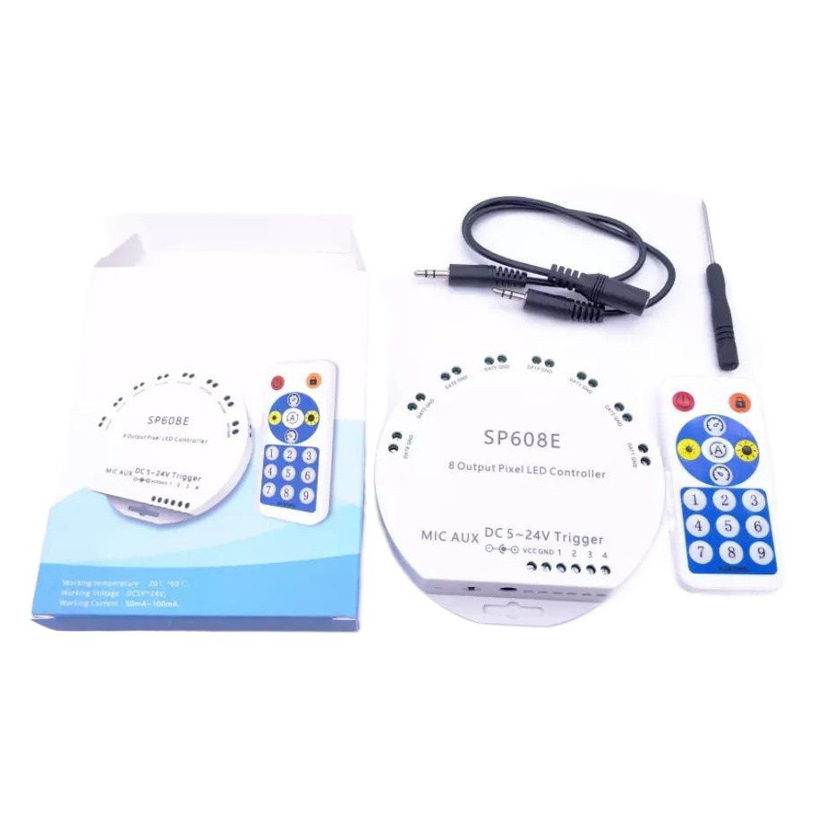 Picture of Xilai lamp SP601ESP608E Bluetooth music magic light with LED intelligent controller dual output APP control