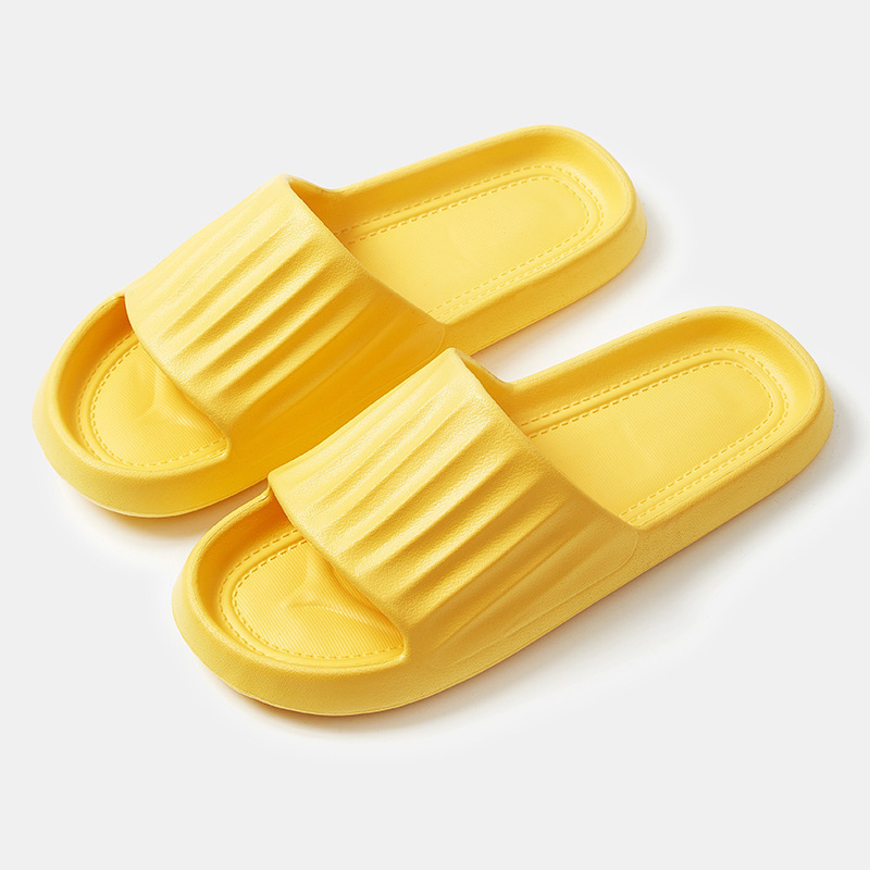 EVA Indoor Soft Bottom Bath Couple Slippers Feeling Slip-on Summer Non-slip Slippers Home Unisex Sandals