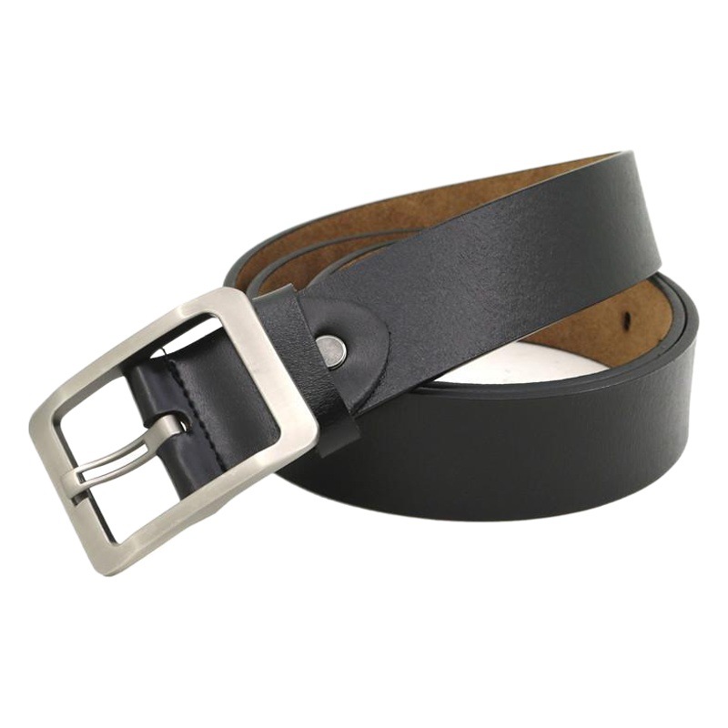 Men's leather belt antique cowhide buckle belt casual pants with cross-border trade simple factory wholesale