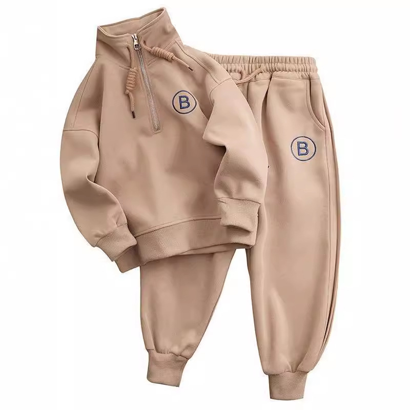 Picture of Children's sweater sports suit 2023 new large children's autumn western style boys loose clothes fat children's spring and autumn