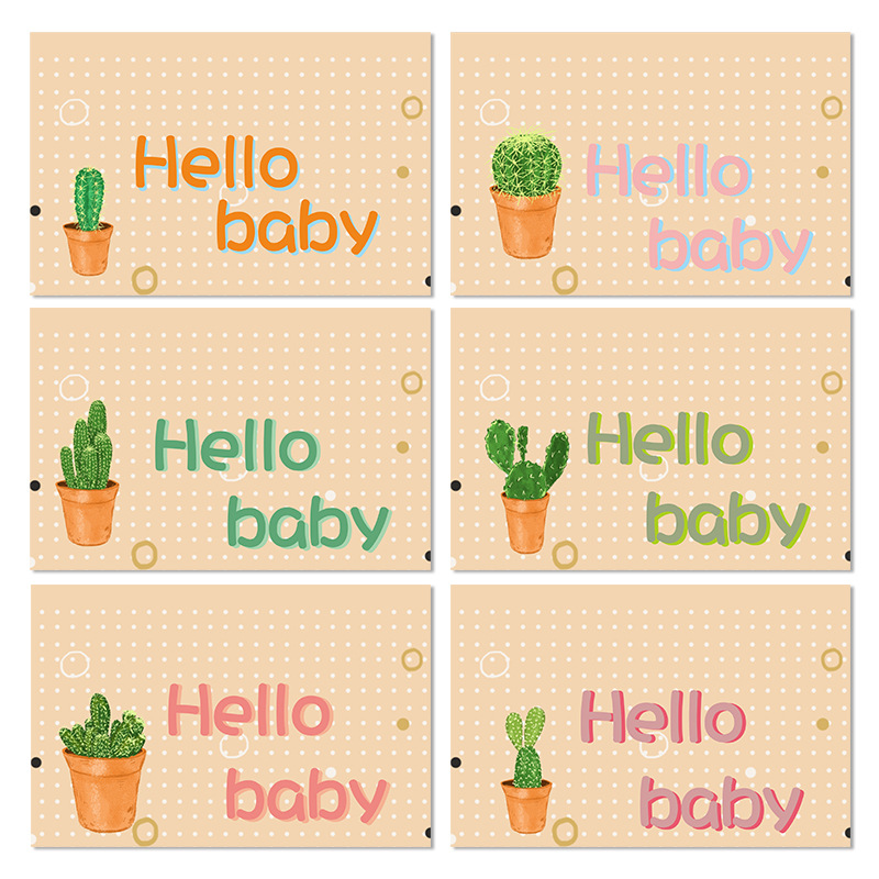 Picture of 84 hello baby welcome newborn baby blessing thank you celebrate white cardboard greeting card support greeting card