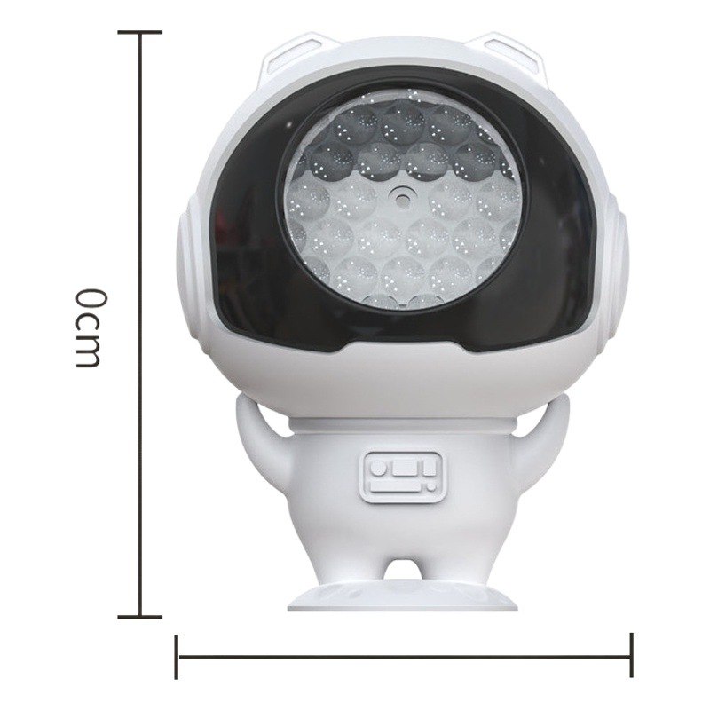 Cross-border astronaut 16 pattern lamp Christmas projection white snowflake lamp film crystal stage lamp water ripple night light