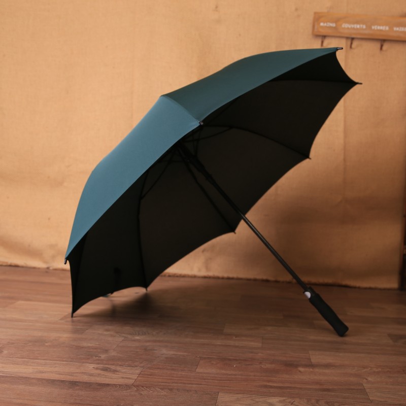 Picture of Manufacturers wholesale a large number of oversized double straight rod sun umbrella wind-resistant strong long handle advertising business umbrella customization