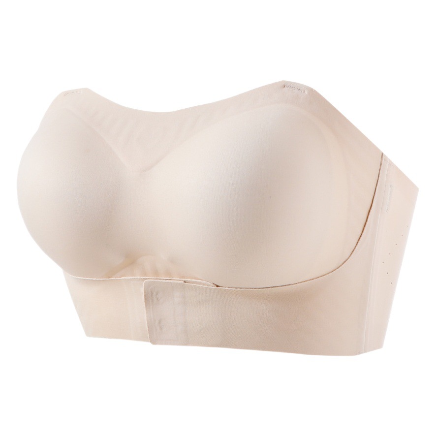 Traceless Strapless Strapless Underwear Women's Thin Push-up Non-slip Large Chest Small Chest Bra Summer Bra