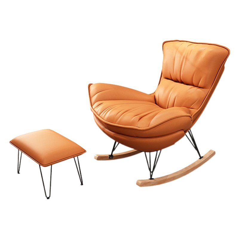 Lobster Chair Nordic Internet-famous Rocking Chair Lazy Leisure Recliner Home Light Luxury Living Room Nap Balcony Single Sofa Chair