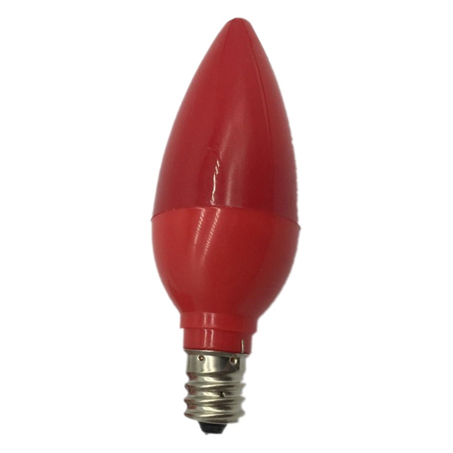 LED Guan Master Shentai Lotus Bulb E14/e12 Frosted Red Tip Bubble Red Bulb for God