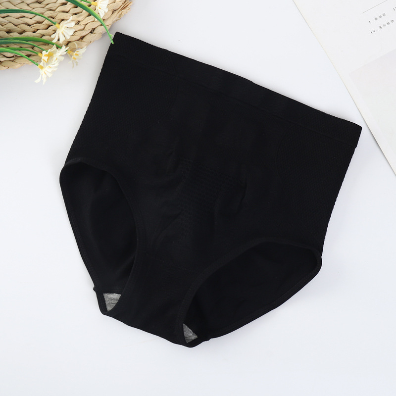 Picture of Graphene Honeycomb Seamless Seamless Breathable Women's High Waist Tummy Lifting Buttocks Shaping Briefs Underwear for Women