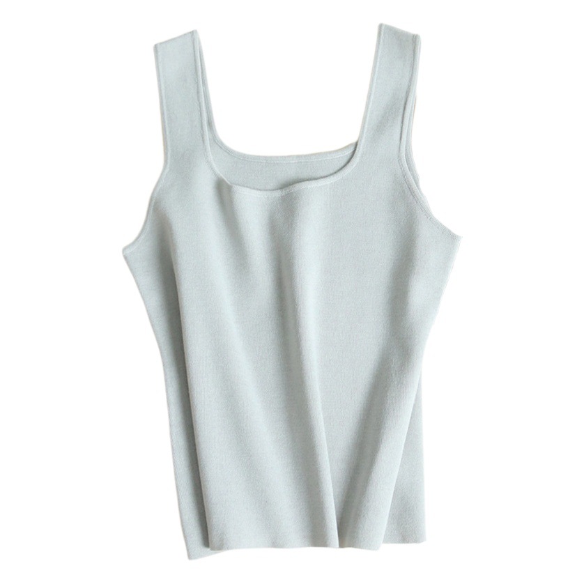 Tangge Silk Small Vest Women's Inner Wearing Summer New Inner Wearing Design Sense Mulberry Silk Knitted Vest for Outer Wearing