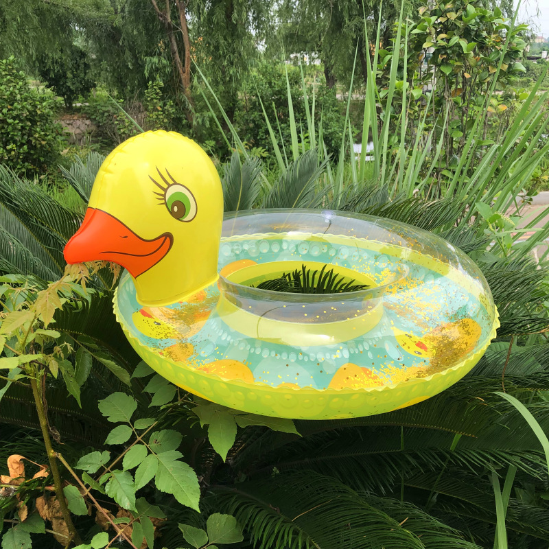Picture of Factory hot-selling inflatable swimming ring swimming ring thickened adult floating ring letter Bai shell swimming ring
