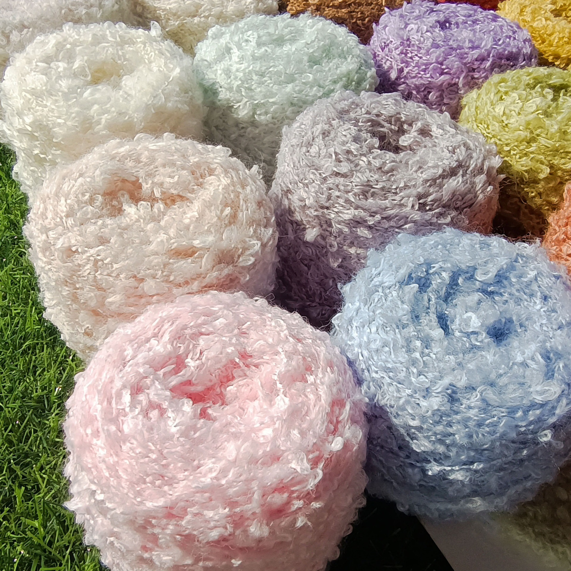 Wool loop yarn mohair wool group handmade diy knitting crocheted doll scarf sweater characteristic wool
