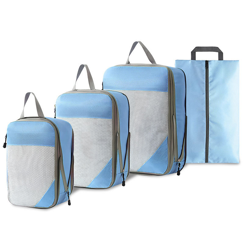 Picture of Travel Compression Storage Bag Four-Piece Set Amazon Popular Clothing Organizer Suitcase Clothing Storage Bag Set