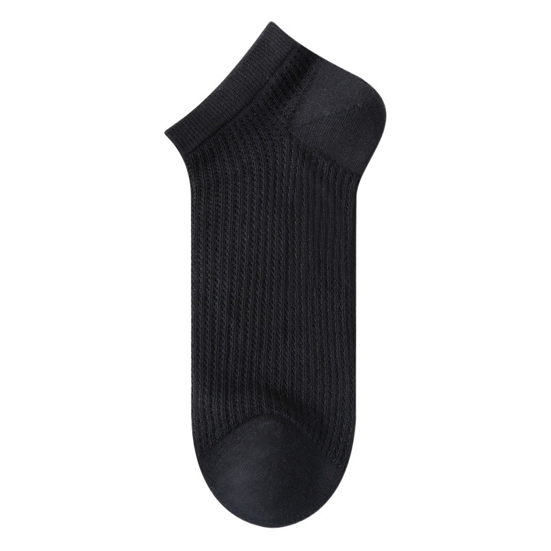 Socks Boys Summer Socks Pure Color Low-Cut Cotton Socks Men's Mesh Thin Men's Socks Breathable Sweat-Absorbent Summer Boat Socks for Men