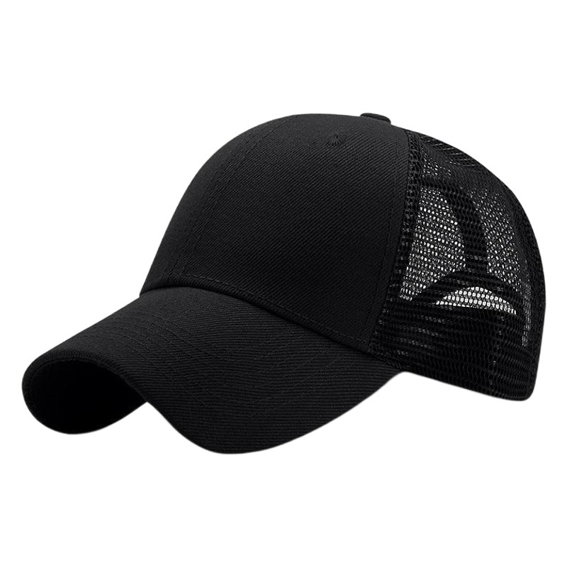 Hat Men's Korean-style Cap All-match Baseball Cap Men's Outdoor Sunscreen Breathable Shade Mesh Cap Women's Summer